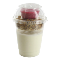 Joghurt, Knusper mit Honig und Erdbeer-Coulis, 240g